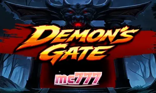 Tampilan visual slot Demon's Gate dengan nuansa portal mistis dan rune bercahaya.